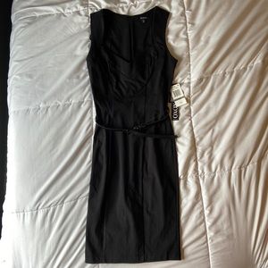 XOXO Juniors Black Sheath Suiting Dress